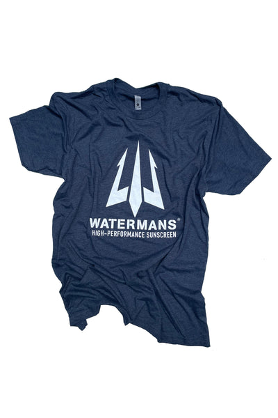 Watermans Sunscreen T-shirt tee shirt logo high performance sunscreen waterproof sweatproof